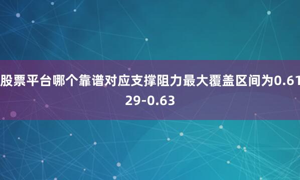 股票平台哪个靠谱对应支撑阻力最大覆盖区间为0.6129-0.63