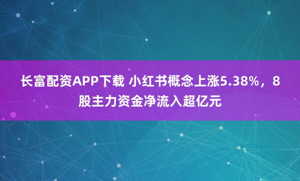 长富配资APP下载 小红书概念上涨5.38%，8股主力资金净流入超亿元